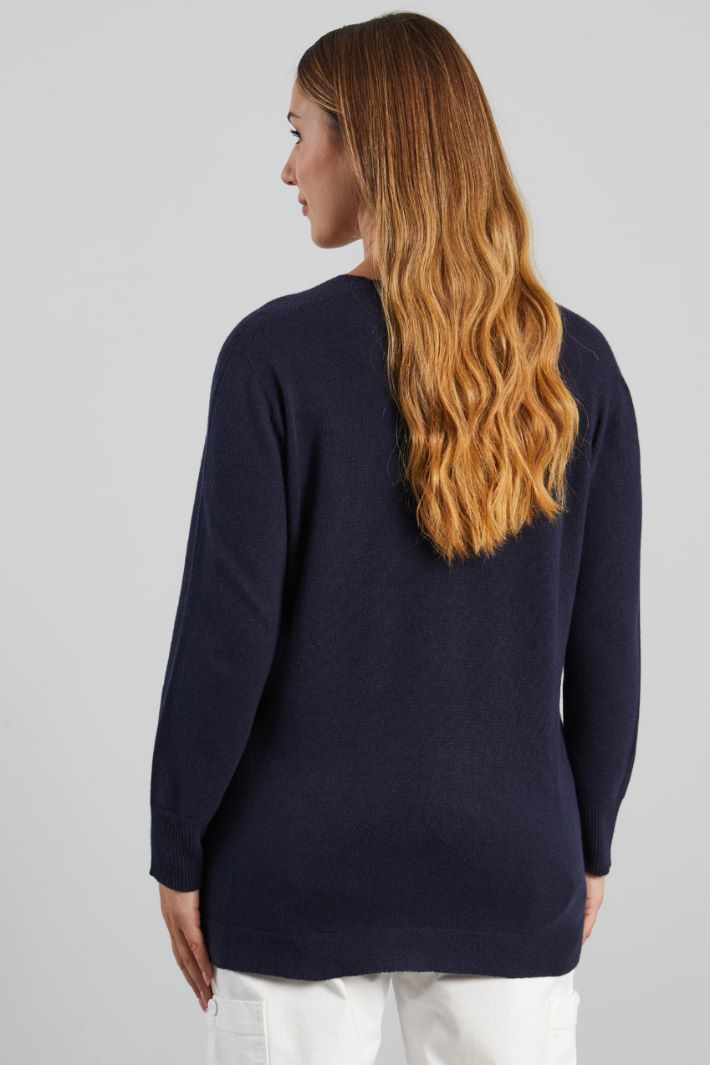 Viscose cable-knit sweater Intrend - 2