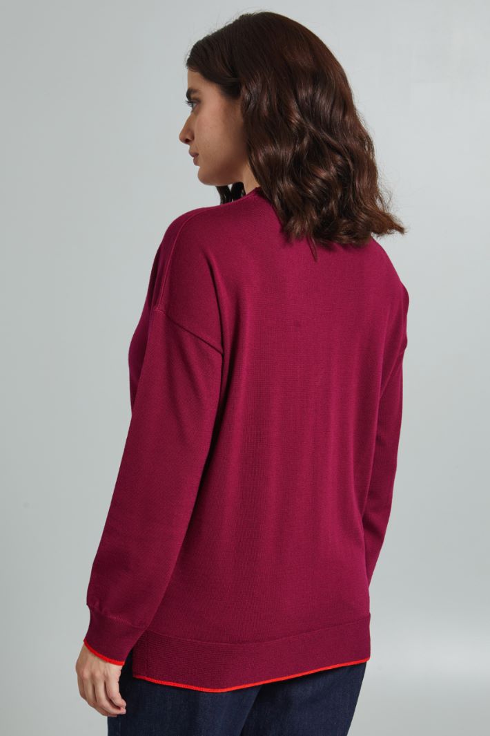 V-neck sweater Intrend - 2