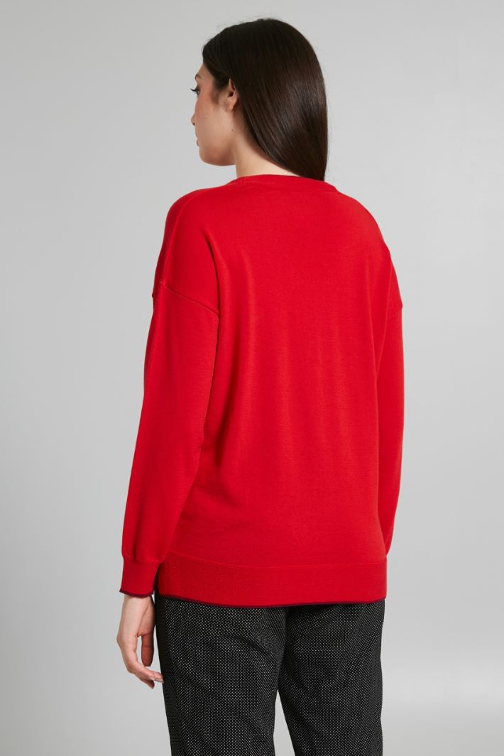 V-neck sweater Intrend - 2