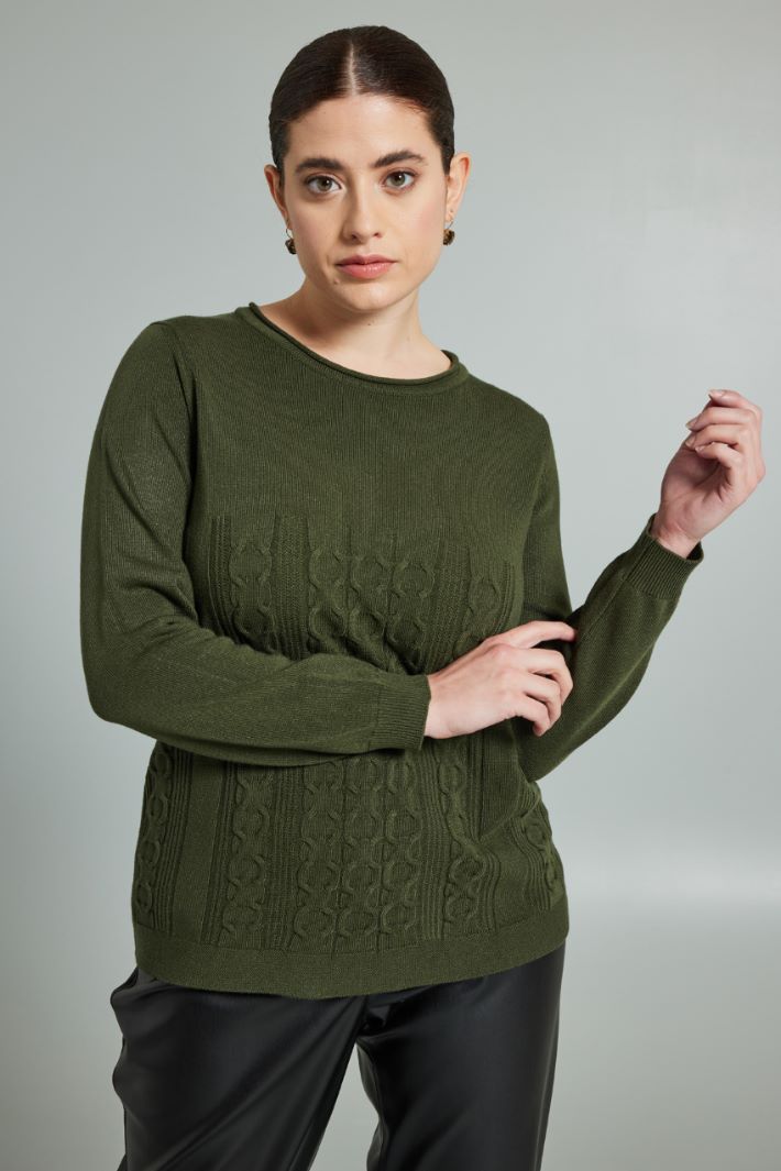 Stretch viscose sweater Intrend - 3