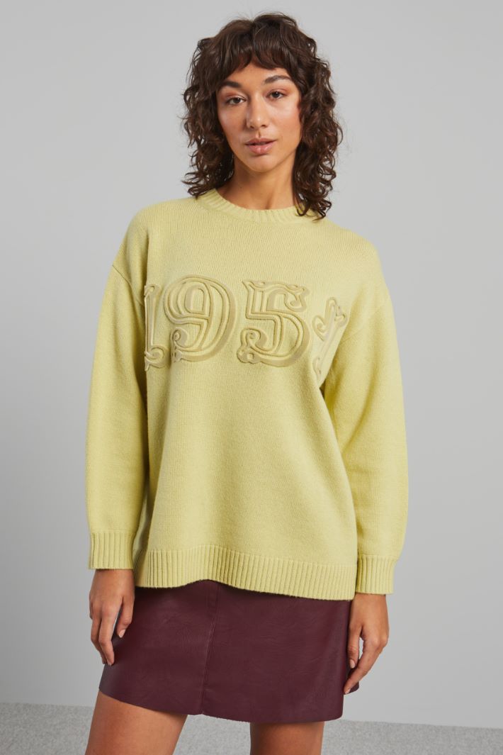 Sweater with raised details Intrend - 3