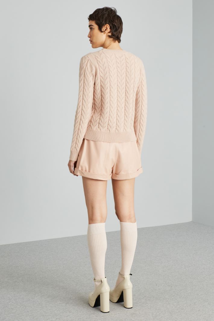 Cable knit cashmere jumper Intrend - 2