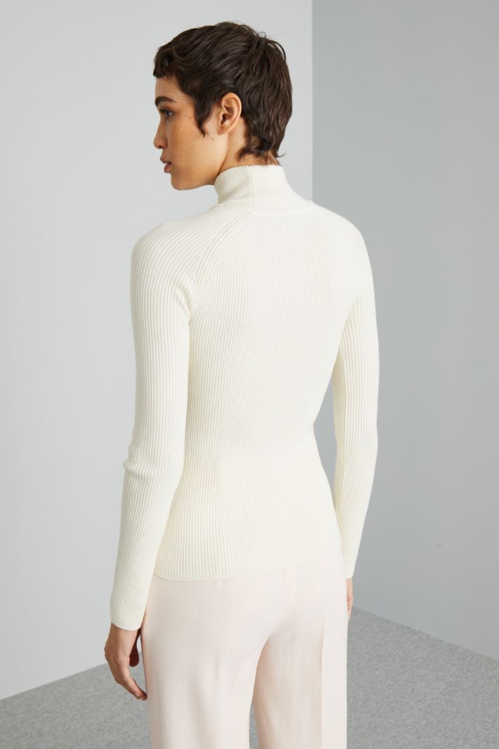 Rib-knit turtleneck Intrend - 2