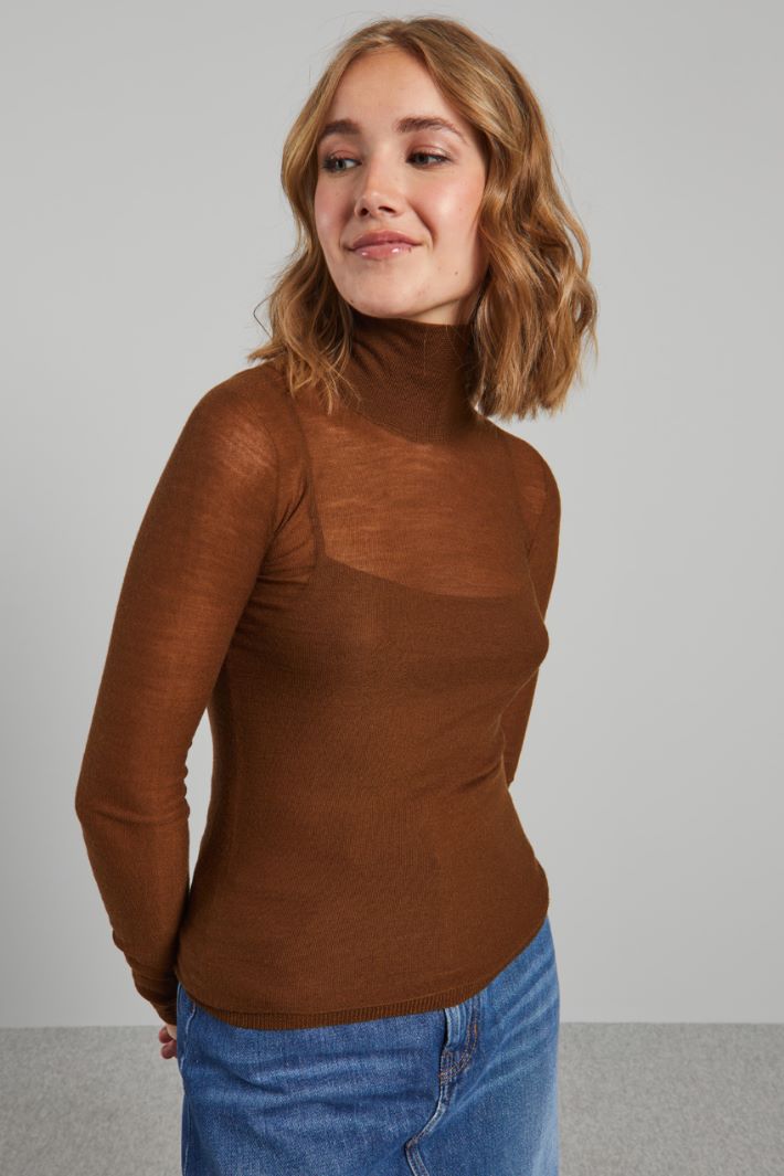 Light wool turtleneck Intrend - 3