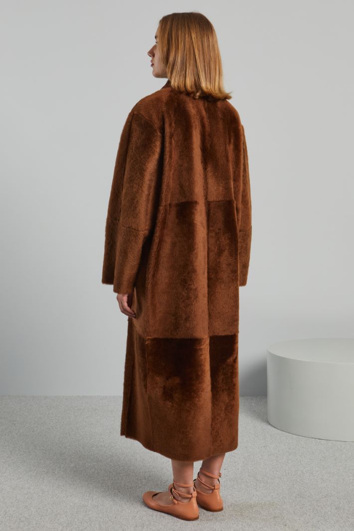 Long sheepskin coat Intrend - 2