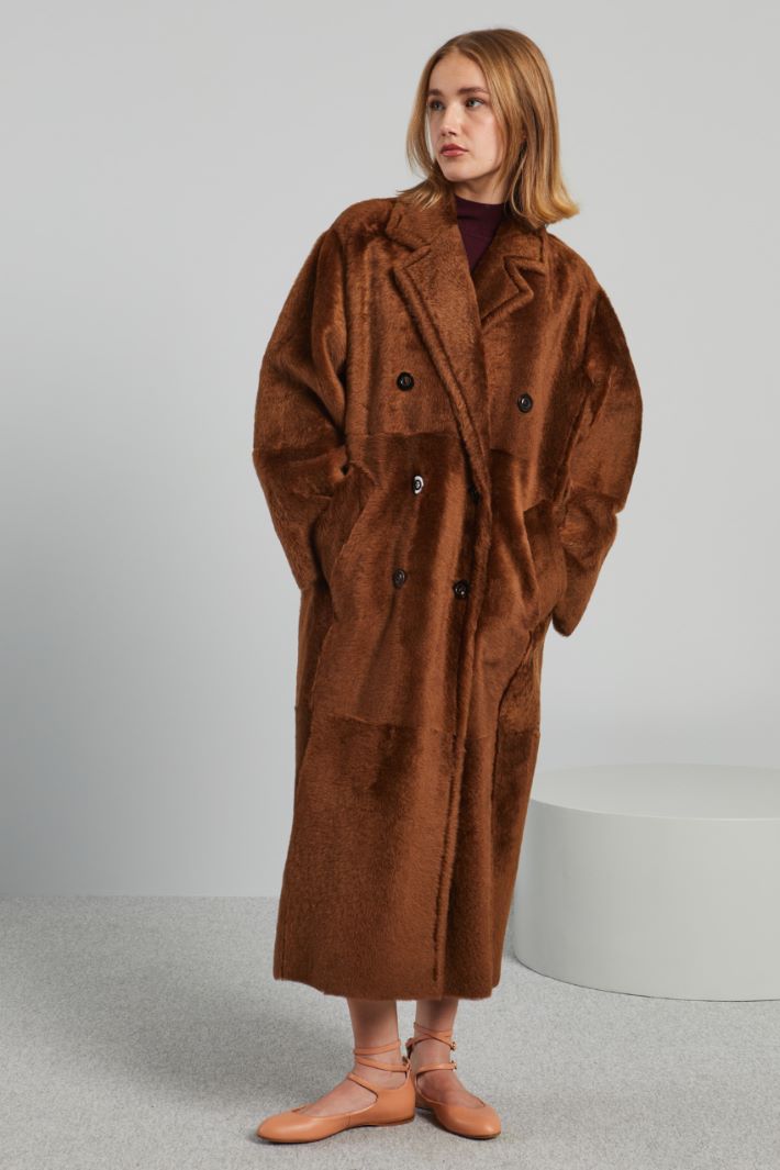 Long sheepskin coat Intrend - 3