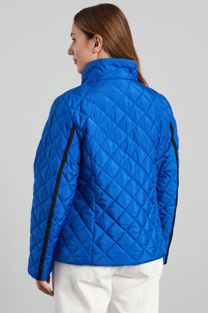 Padded jacket with fabric-covered buttons Intrend - 2