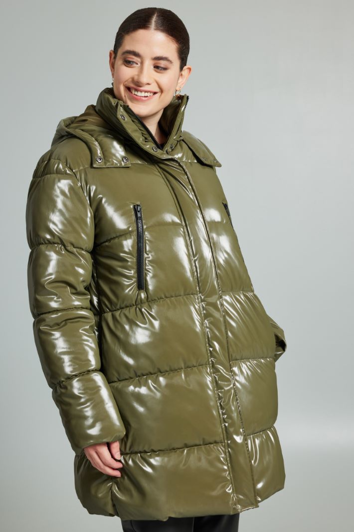 Glossy padded jacket Intrend - 3