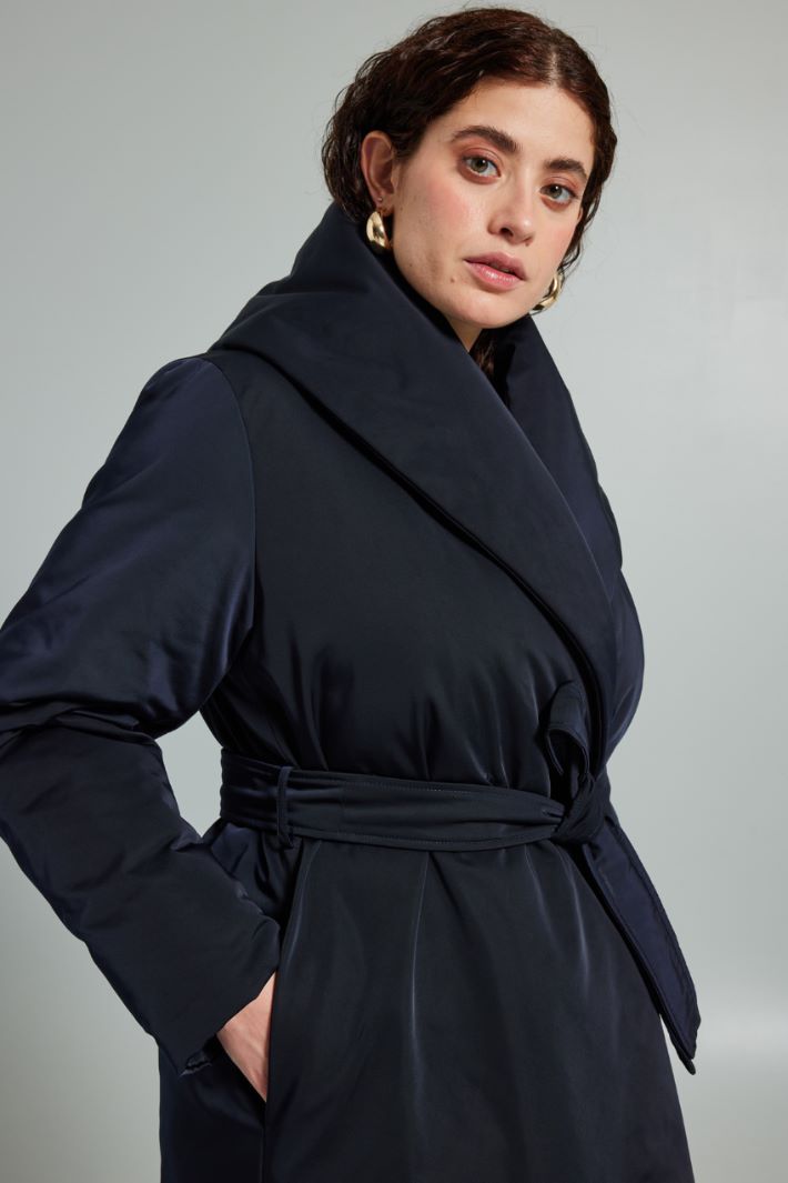 Padded coat with shawl collar Intrend - 4