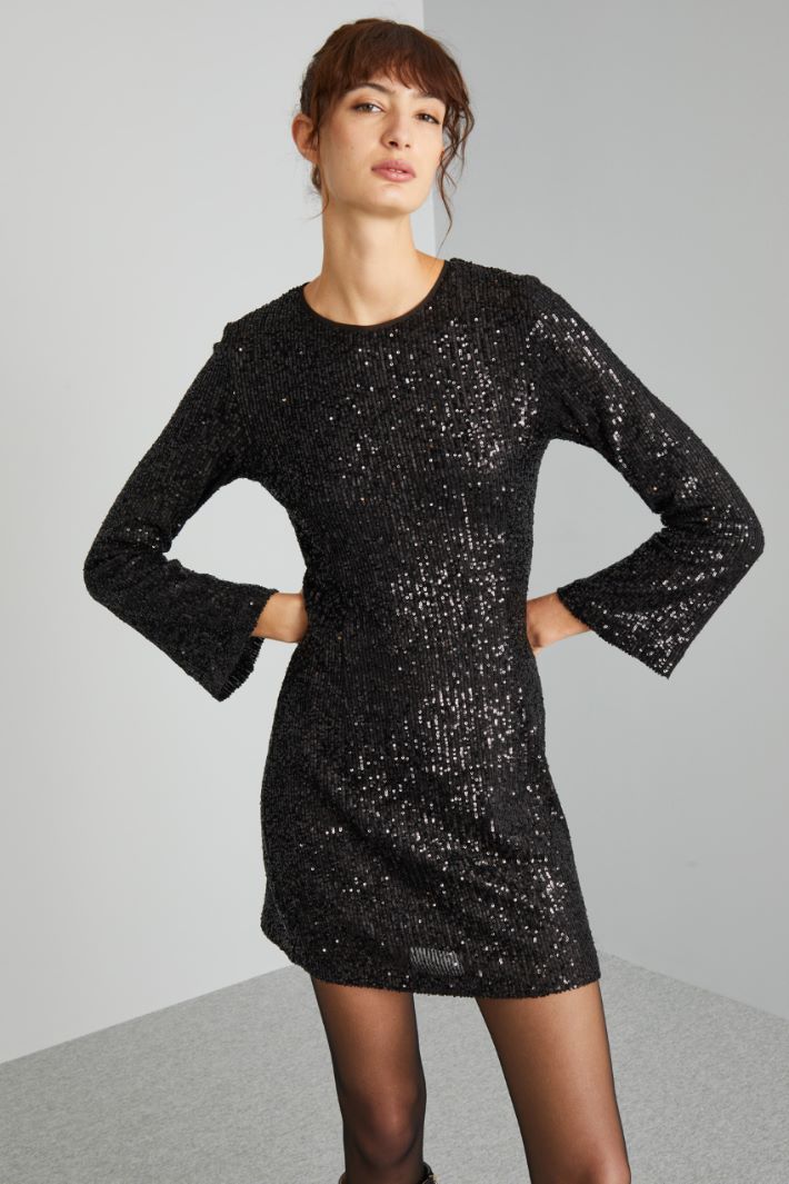 Sequinned tulle dress Intrend - 3