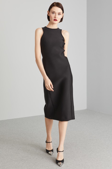 Vestido de tubo, de punto compacto