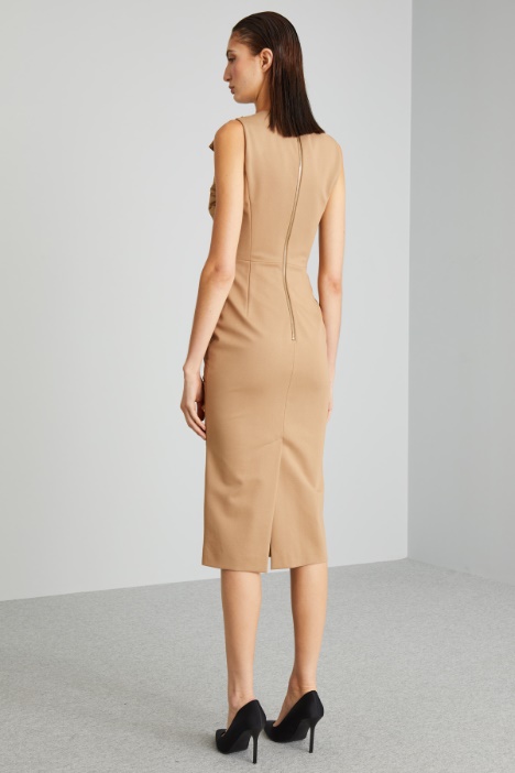 Vestido de punto con lazo