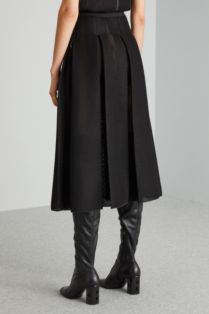 Midi skirt in mesh effect jersey Intrend - 2