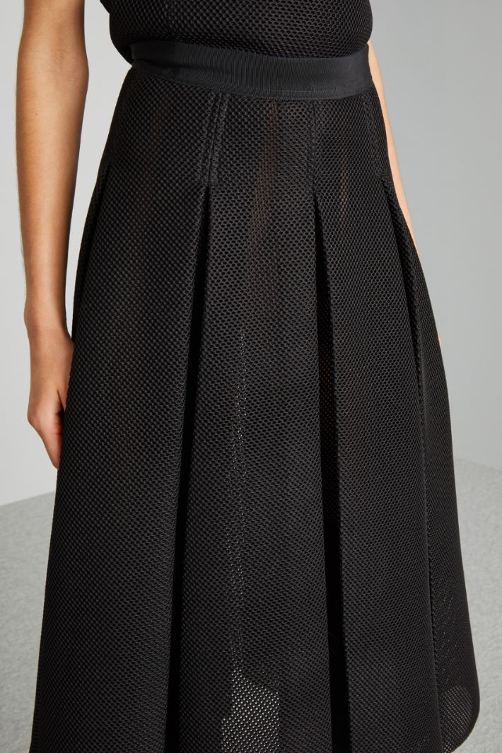 Midi skirt in mesh effect jersey Intrend - 4