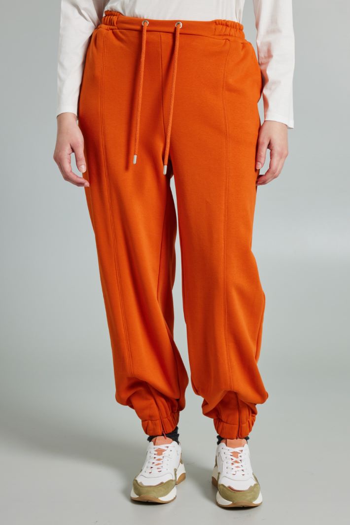 Jogger trousers with cuffed leg Intrend - 3