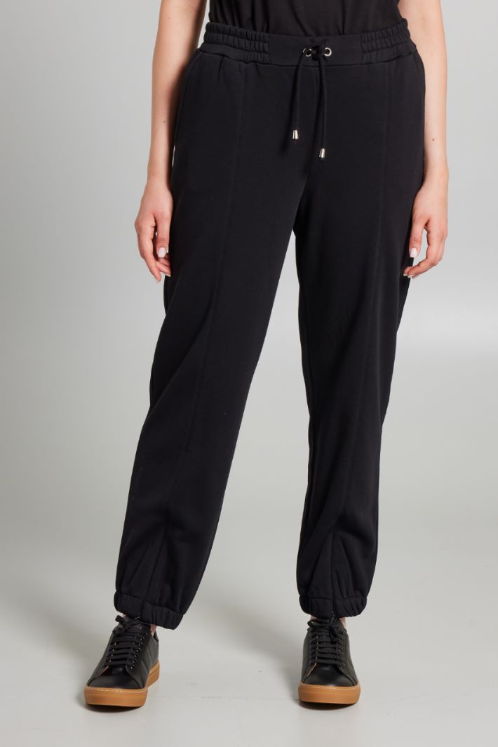 Jogger trousers with cuffed leg Intrend - 3