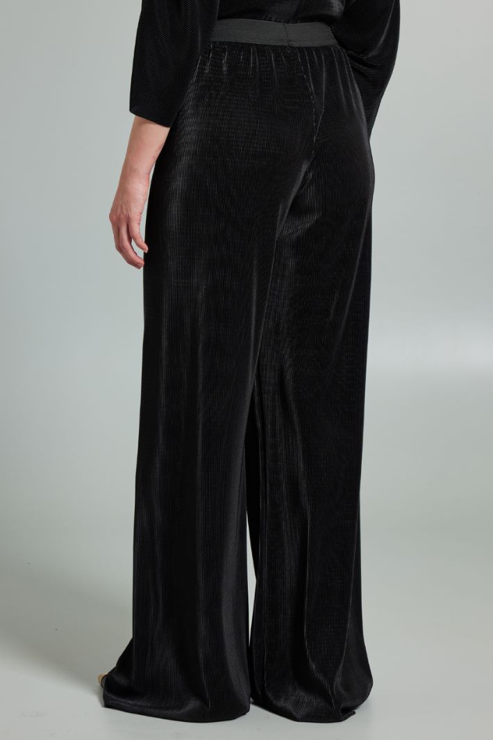 Pleated jersey trousers Intrend - 2