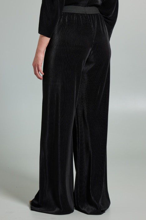 Pantalón de punto plisado