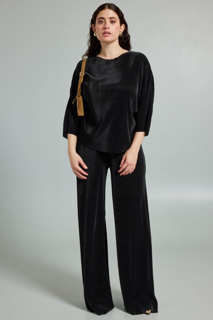 Pleated jersey trousers Intrend