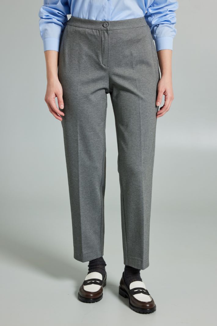 Jersey cigarette trousers Intrend - 3