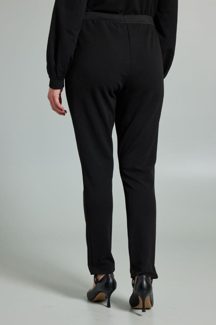 Pantaloni skinny con ghette Intrend - 2