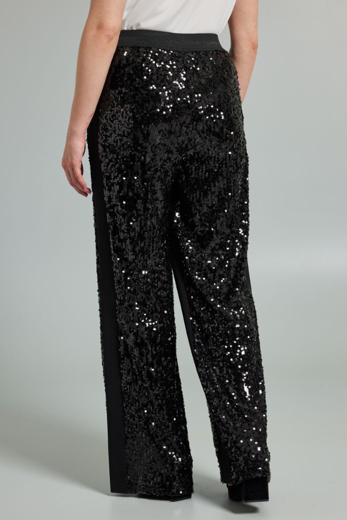 Trousers with sequins Intrend - 2