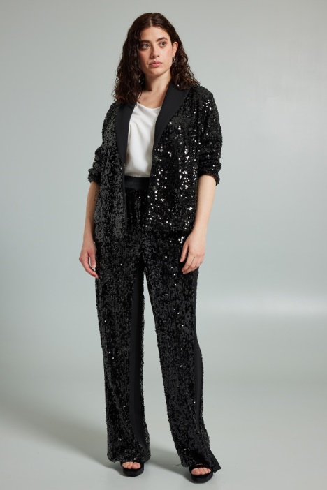 Trousers with sequins Intrend