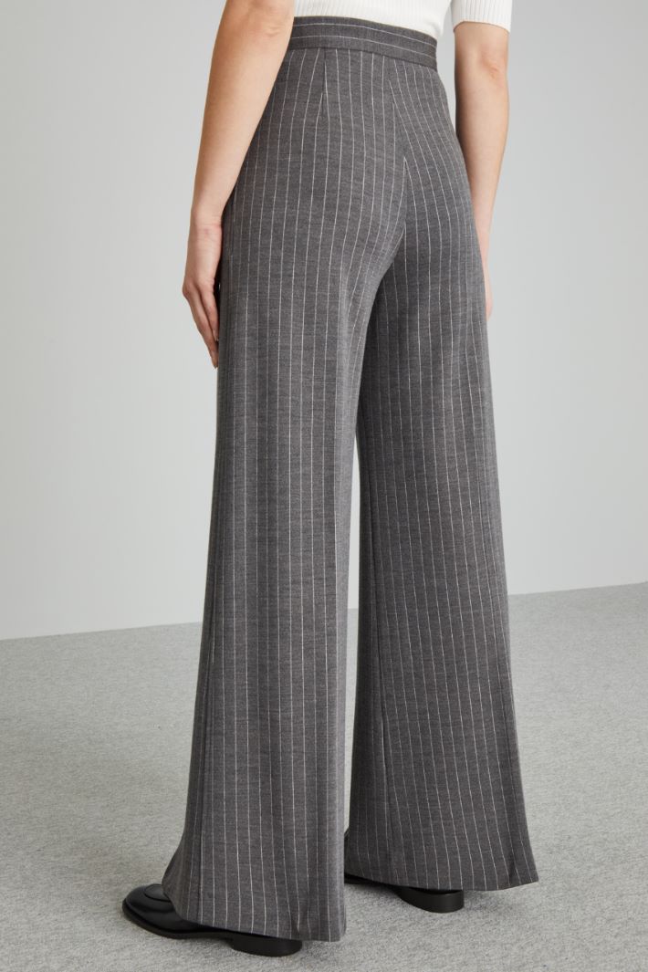 Pinstriped jersey trousers Intrend - 2