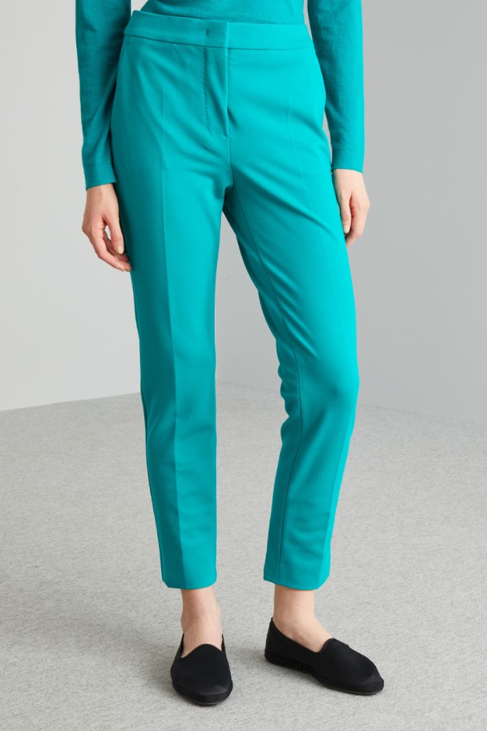 Jersey cigarette trousers Intrend - 3