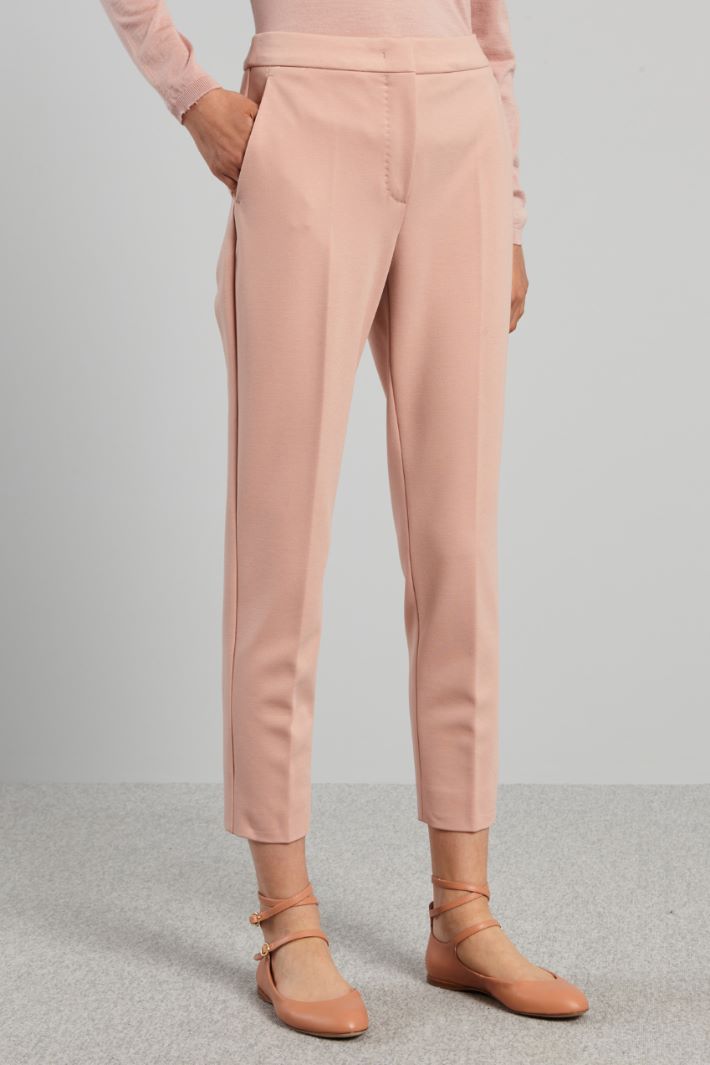 Jersey cigarette trousers Intrend - 3