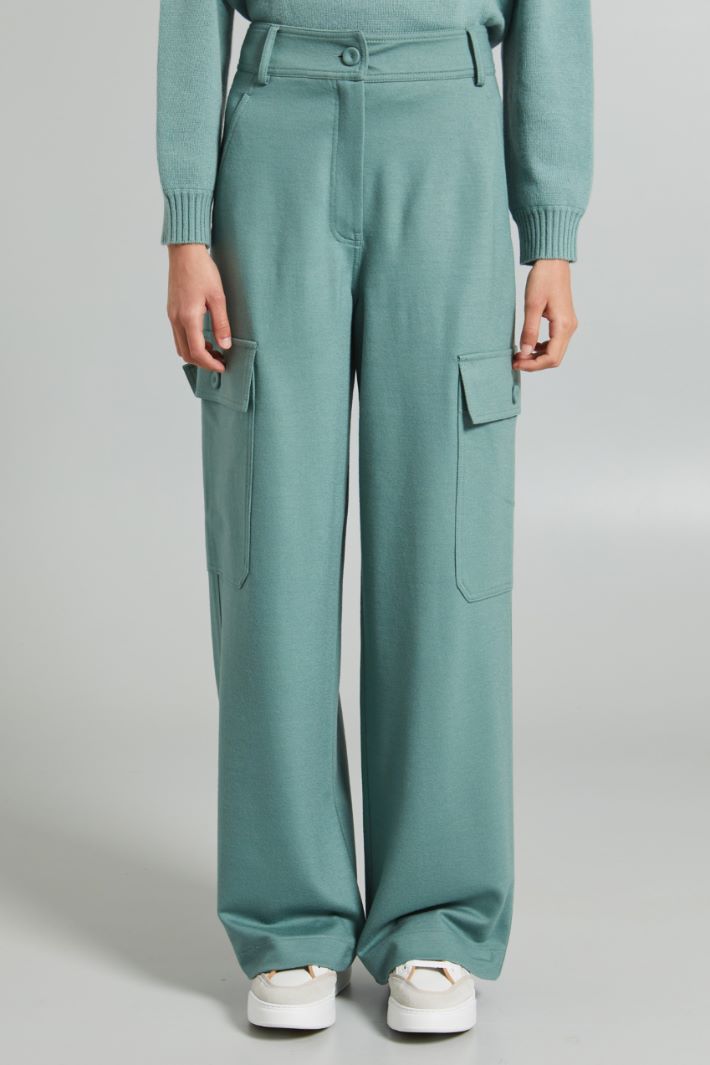 Pantalones cargo de punto Intrend - 3