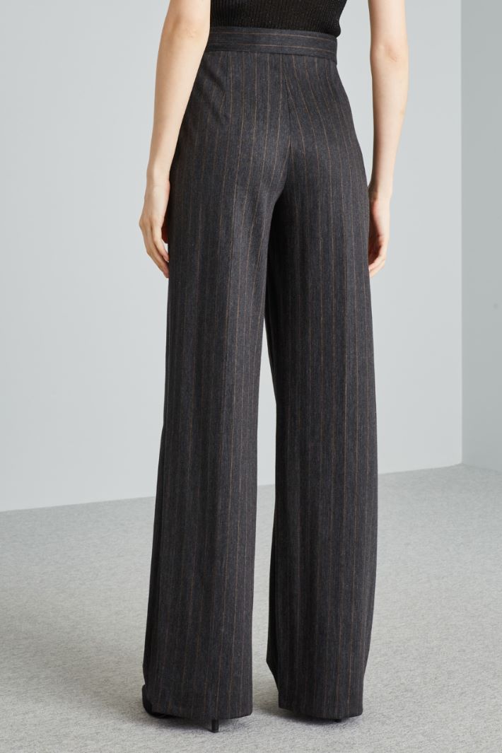 Pinstriped jersey trousers Intrend - 2