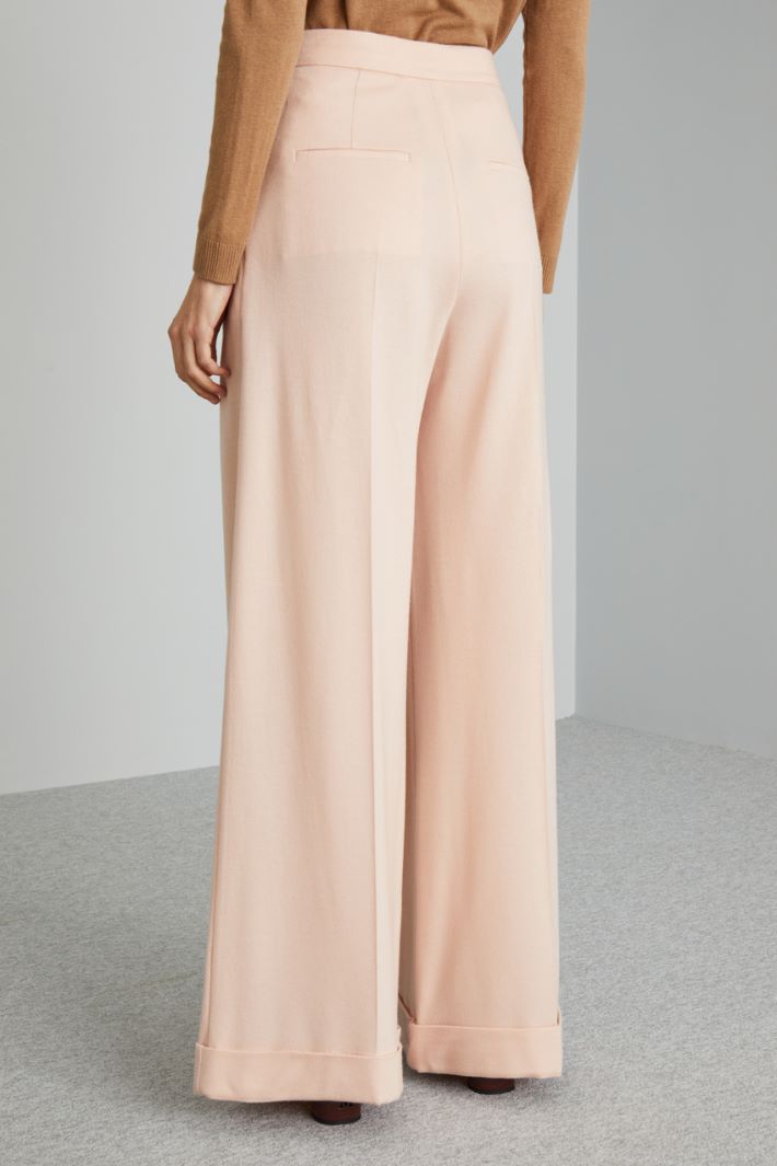 Wool jersey palazzo trousers Intrend - 2