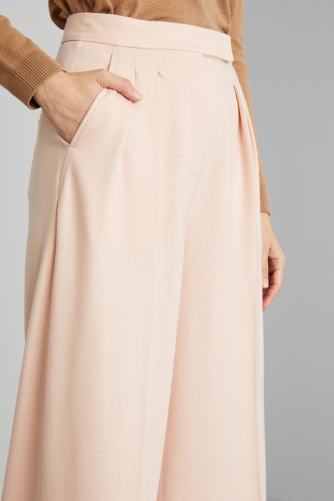 Pantaloni in jersey di lana