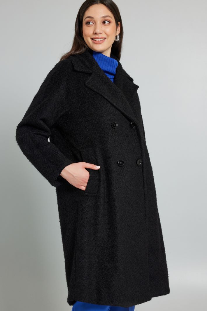 Long double-breasted coat Intrend - 3