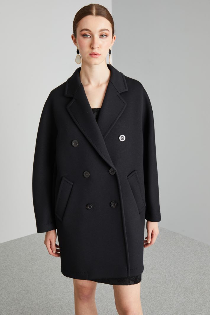 Egg-shaped jersey coat Intrend - 3