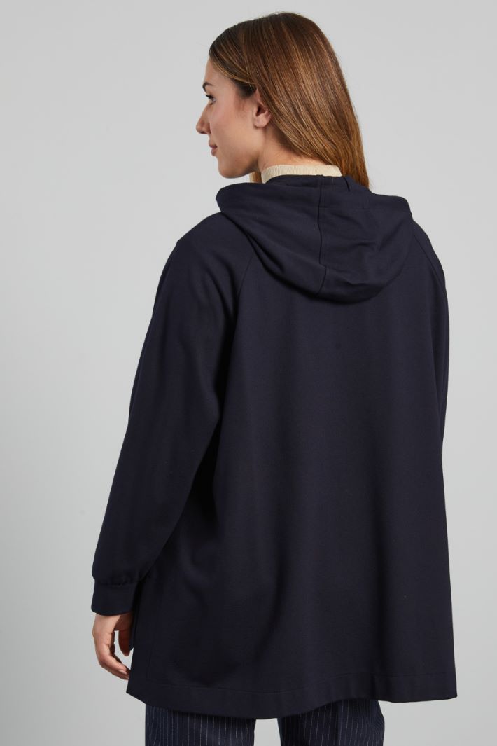 Sweatshirt with asymmetric hem Intrend - 2