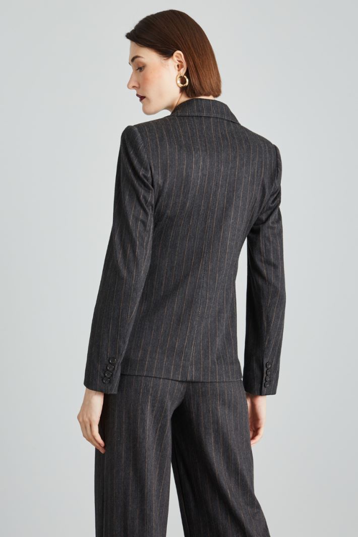 Blazer in pinstriped jersey Intrend - 2