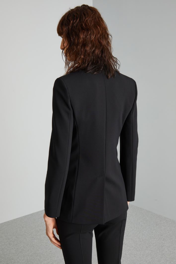 Single-breasted jersey blazer Intrend - 2