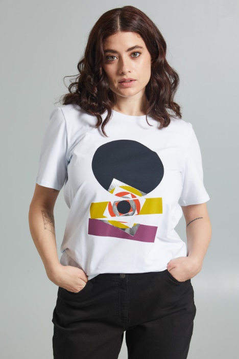 T-shirt with front print Intrend