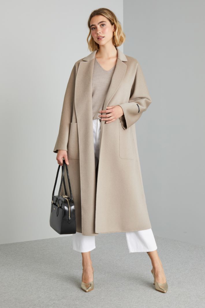 Double-faced pure wool coat Intrend