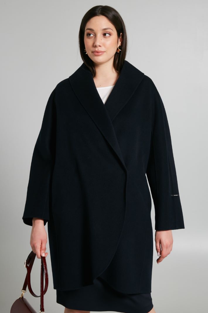 Egg-shaped double-faced coat Intrend - 3