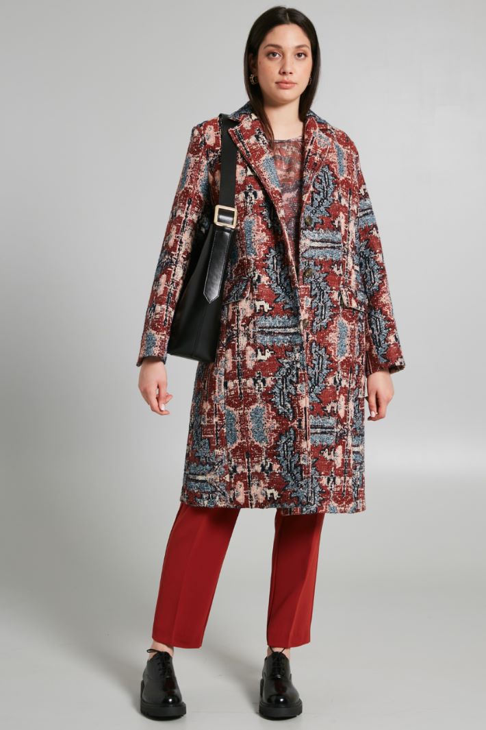 Jacquard coat Intrend