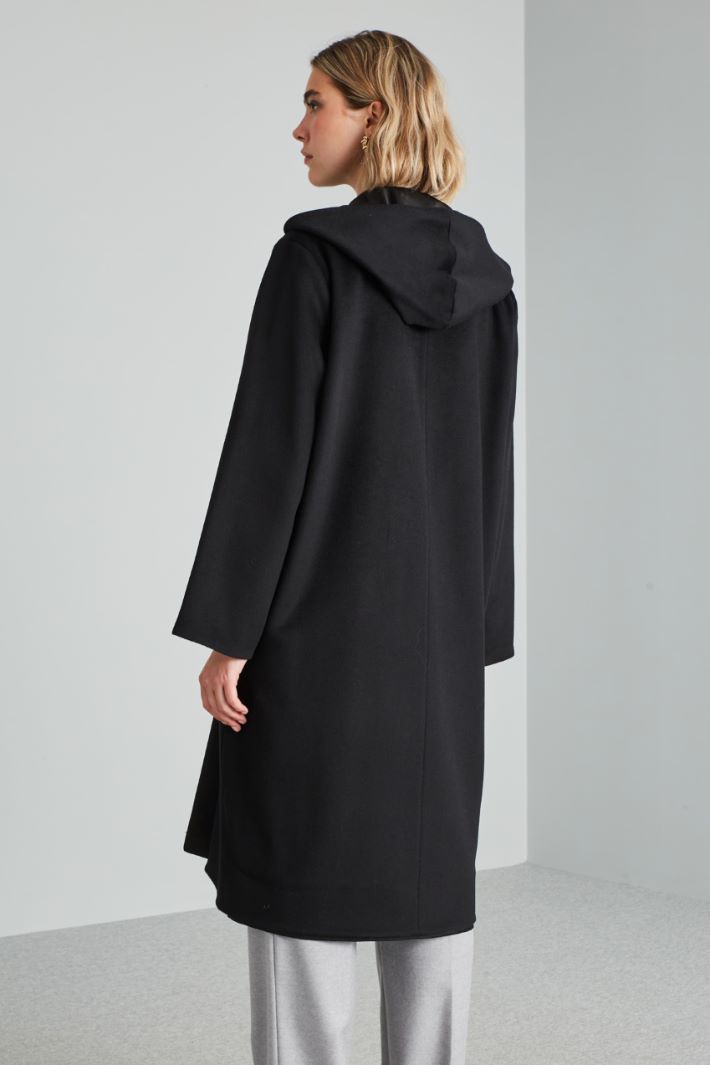 Reversible wool broadcloth coat Intrend - 2