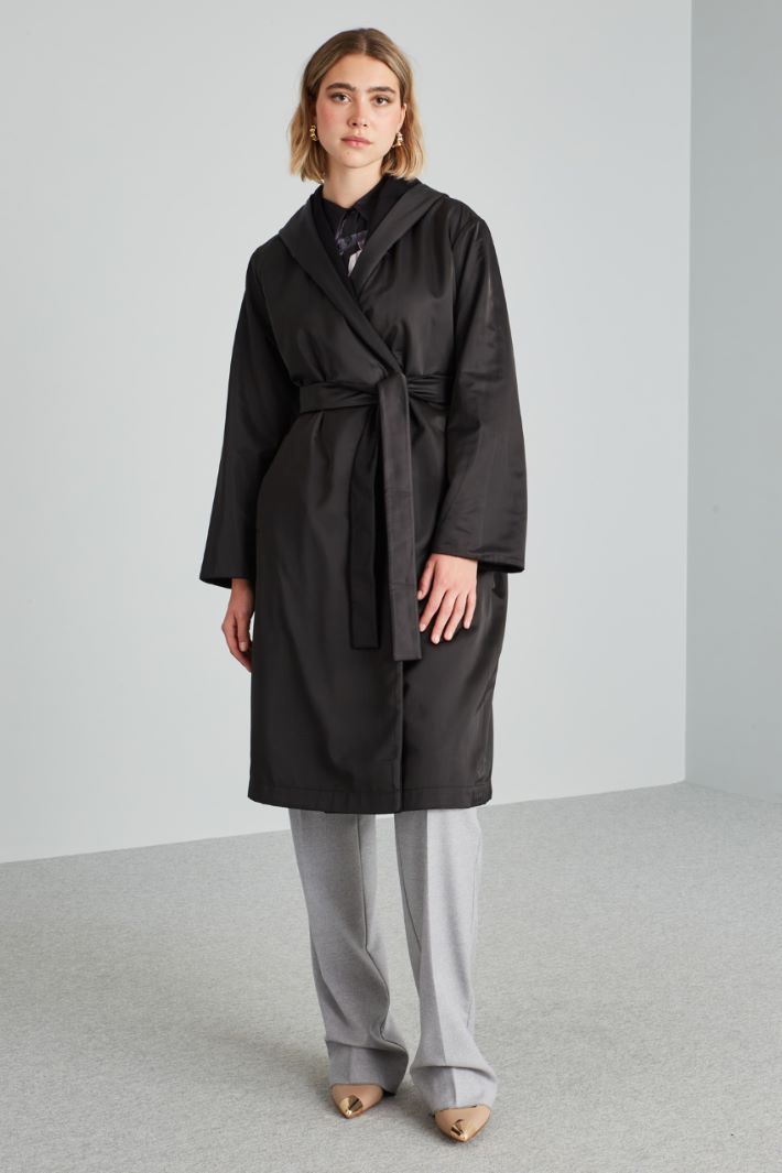 Reversible wool broadcloth coat Intrend - 3