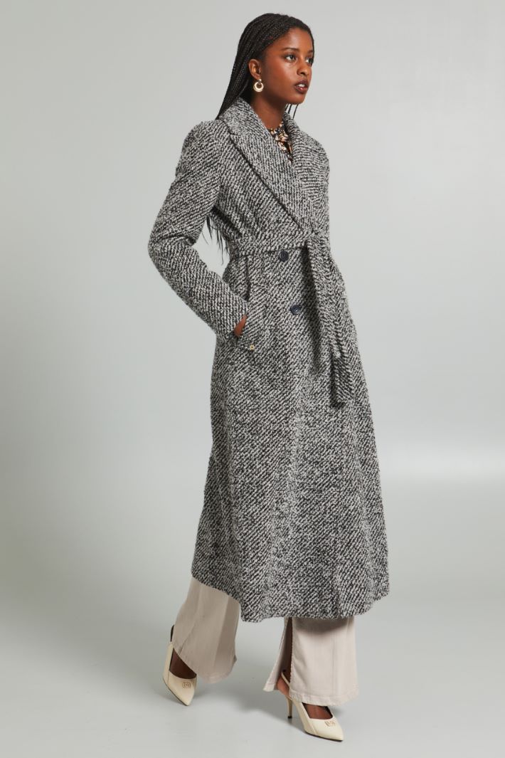 Long bouclé coat Intrend - 3