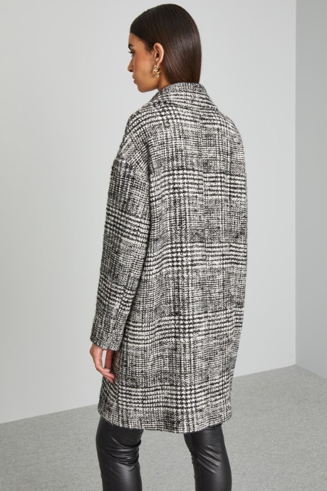 Cappotto doppiopetto in stuoia