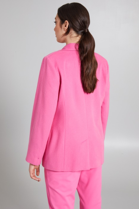 Blazer in drap di pura lana