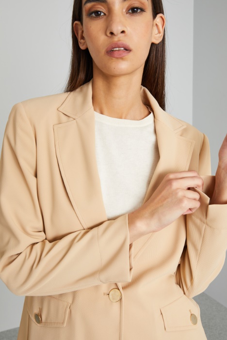 Blazer destrutturato in levantina