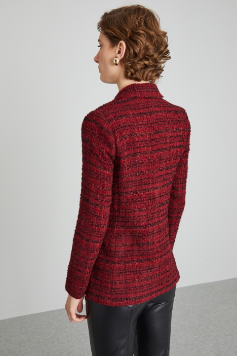 Blazer doppiopetto in stuoia